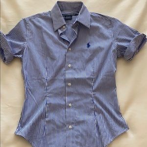 Ralph Lauren stripped cotton blouse